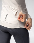 ALÉ maillot de invierno de manga larga - WARM RACE - marfil