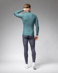 ALÉ maillot de invierno de manga larga - WARM RACE - verde