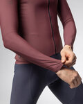 ALÉ maillot de invierno de manga larga - WARM RACE - granate