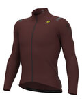 ALÉ maillot de invierno de manga larga - WARM RACE - granate