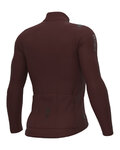 ALÉ maillot de invierno de manga larga - WARM RACE - granate