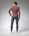 ALÉ maillot de invierno de manga larga - WARM RACE - granate