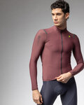 ALÉ maillot de invierno de manga larga - WARM RACE - granate