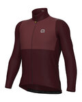 ALÉ maillot de invierno de manga larga - OFF ROAD - GRAVEL DUAL - granate