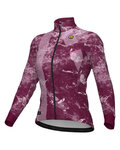 ALÉ maillot de invierno de manga larga - PR-E ICY - granate/blanco