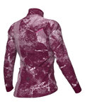 ALÉ maillot de invierno de manga larga - PR-E ICY - granate/blanco