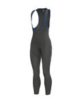 ALÉ pantalones largos con tirantes - KLIMATIK K-WIND BLIZZARD - negro