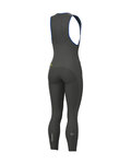 ALÉ pantalones largos con tirantes - KLIMATIK K-WIND BLIZZARD - negro