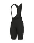 ALÉ pantalones cortos de tirantes - GRAVEL-PRO OFF ROAD - GRAVEL - negro