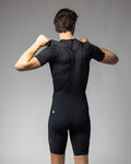 ALÉ pantalones cortos de tirantes - GRAVEL-PRO OFF ROAD - GRAVEL - negro
