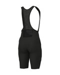 ALÉ pantalones cortos de tirantes - GRAVEL-PRO OFF ROAD - GRAVEL - negro