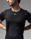ALÉ pantalones cortos de tirantes - GRAVEL-PRO OFF ROAD - GRAVEL - negro