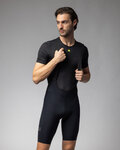 ALÉ pantalones cortos de tirantes - GRAVEL-PRO OFF ROAD - GRAVEL - negro