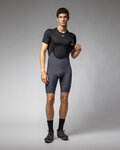 ALÉ pantalones cortos de tirantes - GRAVEL-PRO OFF ROAD - GRAVEL - gris