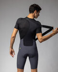 ALÉ pantalones cortos de tirantes - GRAVEL-PRO OFF ROAD - GRAVEL - gris