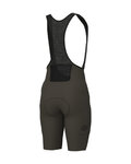 ALÉ pantalones cortos de tirantes - GRAVEL-PRO OFF ROAD - GRAVEL - verde