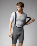 ALÉ pantalones cortos de tirantes - GRAVEL-PRO OFF ROAD - GRAVEL - verde