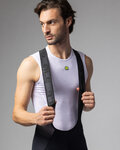 ALÉ pantalones cortos de tirantes - STRADA 2.0 PR-E - negro/blanco