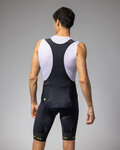 ALÉ pantalones cortos de tirantes - STRADA 2.0 PR-E - negro/amarillo