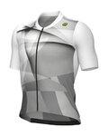 ALÉ jersey de manga corta - SPRINTER R-EV1 - blanco/gris