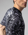 ALÉ jersey de manga corta - SAFARI PRAGMA - negro/blanco