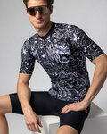 ALÉ jersey de manga corta - SAFARI PRAGMA - negro/blanco