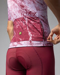ALÉ jersey de manga corta - MARBLE PR-E - blanco/rojo