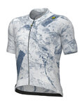 ALÉ jersey de manga corta - MARBLE PR-E - blanco/azul