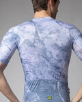 ALÉ jersey de manga corta - MARBLE PR-E - blanco/azul