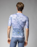 ALÉ jersey de manga corta - MARBLE PR-E - blanco/azul