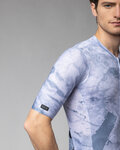 ALÉ jersey de manga corta - MARBLE PR-E - blanco/azul