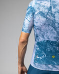 ALÉ jersey de manga corta - MARBLE PR-E - blanco/azul