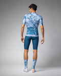 ALÉ jersey de manga corta - MARBLE PR-E - blanco/azul