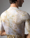 ALÉ jersey de manga corta - MARBLE PR-E - blanco/dorado