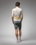 ALÉ jersey de manga corta - MARBLE PR-E - blanco/dorado