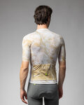 ALÉ jersey de manga corta - MARBLE PR-E - blanco/dorado