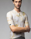 ALÉ jersey de manga corta - MARBLE PR-E - blanco/dorado