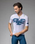 ALÉ jersey de manga corta - SAUVAGE PR-E - blanco/azul
