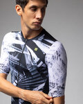 ALÉ jersey de manga corta - PALM PR-E - negro/blanco