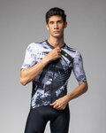 ALÉ jersey de manga corta - PALM PR-E - negro/blanco