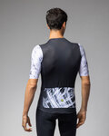 ALÉ jersey de manga corta - PALM PR-E - negro/blanco