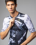ALÉ jersey de manga corta - PALM PR-E - negro/blanco