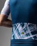 ALÉ jersey de manga corta - PALM PR-E - blanco/azul