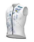 ALÉ maillot sin mangas - MIRROR PR-E - blanco/azul