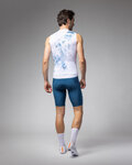 ALÉ maillot sin mangas - MIRROR PR-E - blanco/azul
