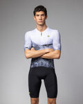 ALÉ jersey de manga corta - QURTZ PR-E - blanco/gris