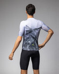 ALÉ jersey de manga corta - QURTZ PR-E - blanco/gris