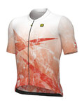 ALÉ jersey de manga corta - QURTZ PR-E - blanco/naranja
