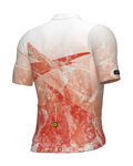 ALÉ jersey de manga corta - QURTZ PR-E - blanco/naranja