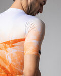 ALÉ jersey de manga corta - QURTZ PR-E - blanco/naranja
